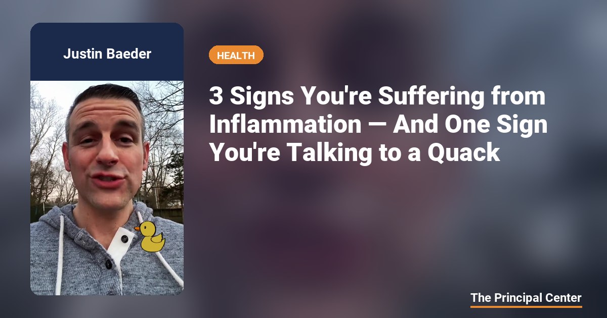 3 Signs You're Suffering from Inflammation — And One Sign You're ...