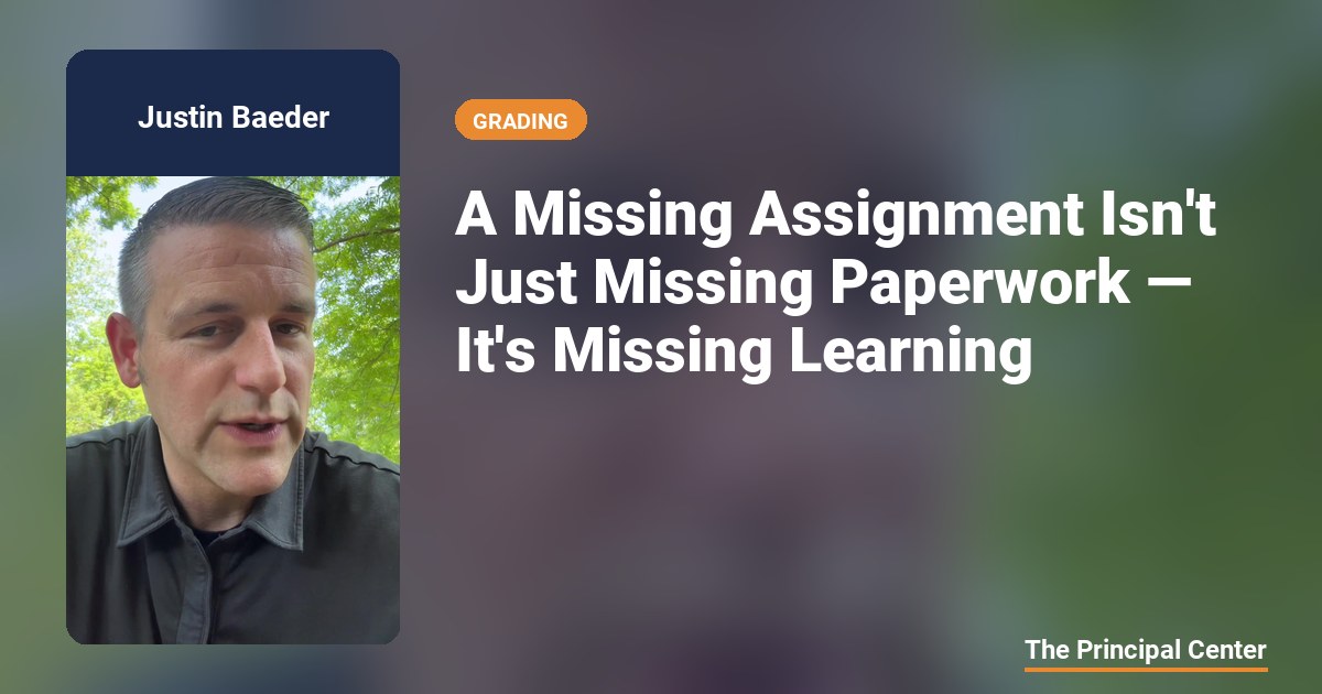 A Missing Assignment Isn't Just Missing Paperwork — It's Missing ...