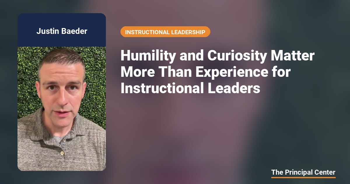 Humility and Curiosity Matter More Than Experience for Instructional ...
