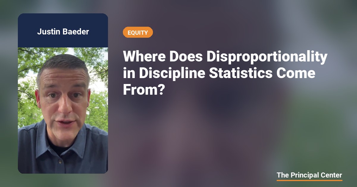 Where Does Disproportionality in Discipline Statistics Come From? — The ...