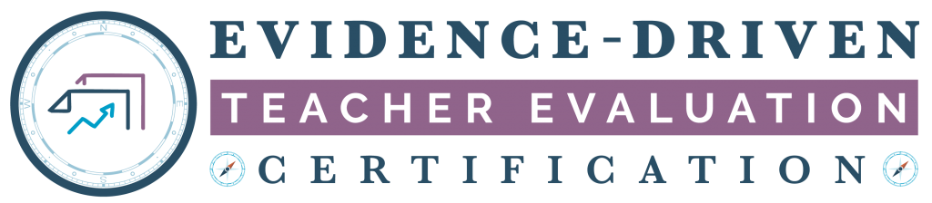 EDTE Evidence Driven Teacher Evaluation Certification Large Banner