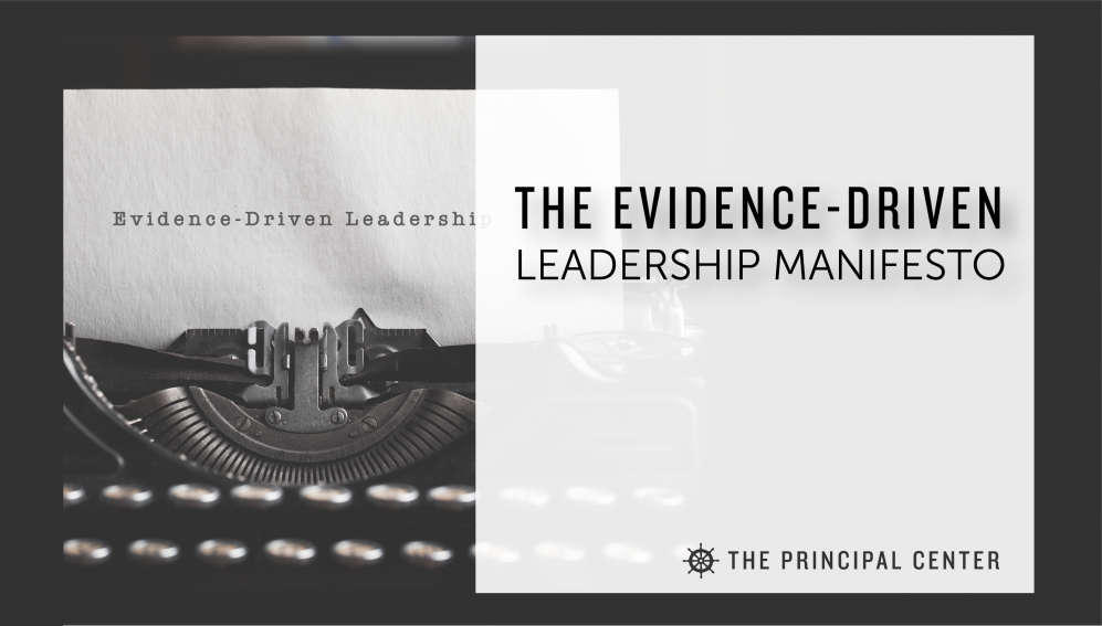 Evidence-Driven Leadership Manifesto