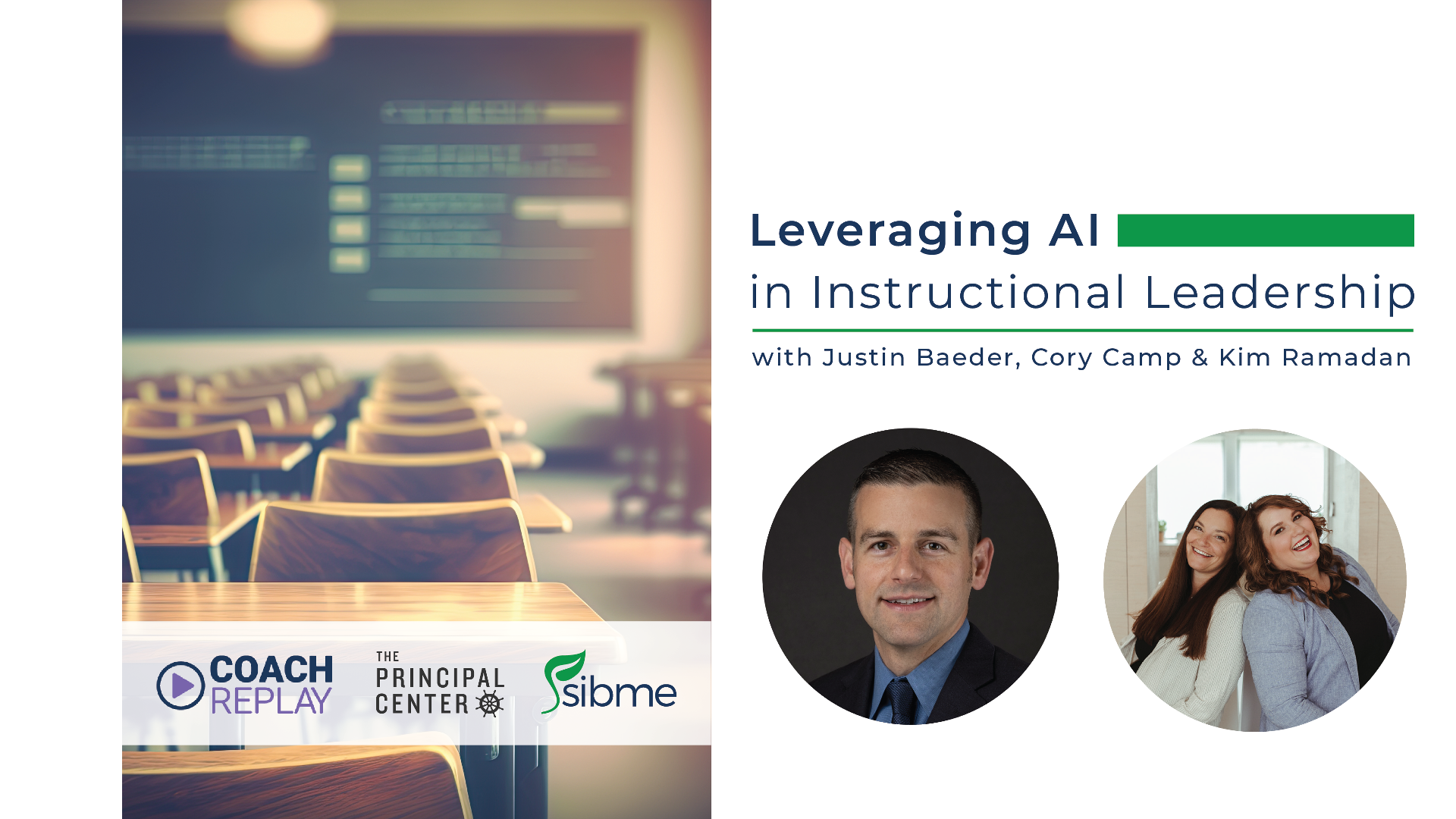 Leveraging AI in Instructional Leadership Webinar Graphic